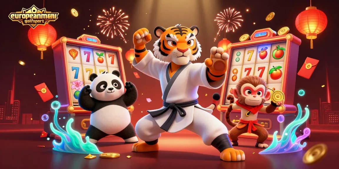 Experience the excitement of europeanminigolfsport with animated casino elements, featuring vibrant 3D characters.