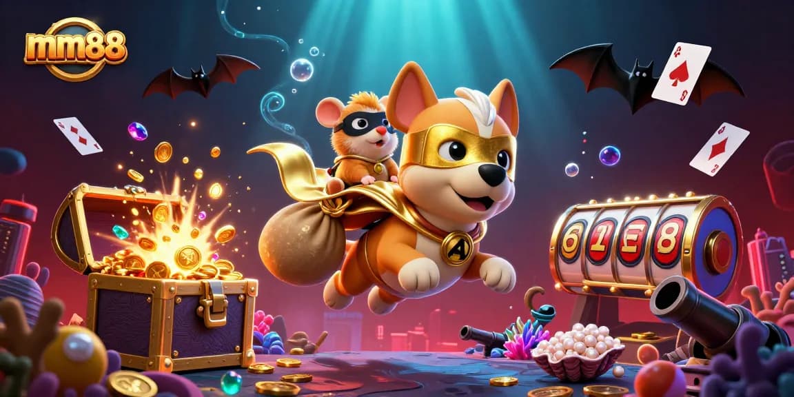 Experience thrilling mm88 casino action with colorful characters and rich game elements.