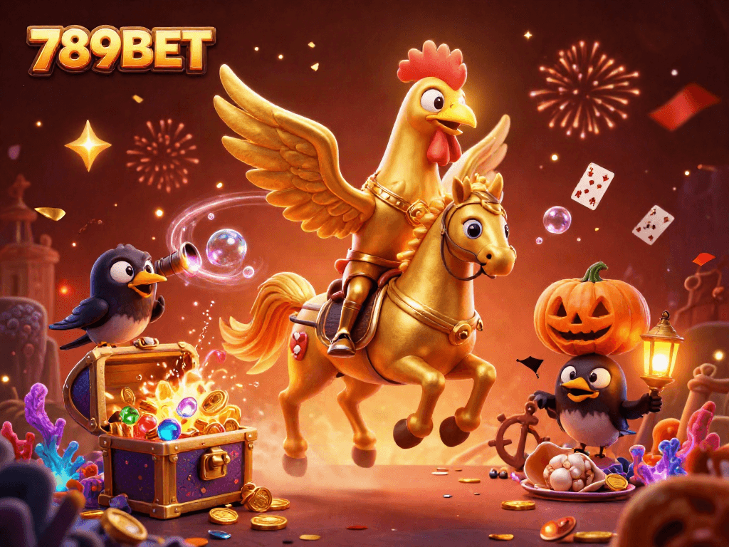 Experience the thrill of winning at 789BET with captivating characters in a vibrant casino!