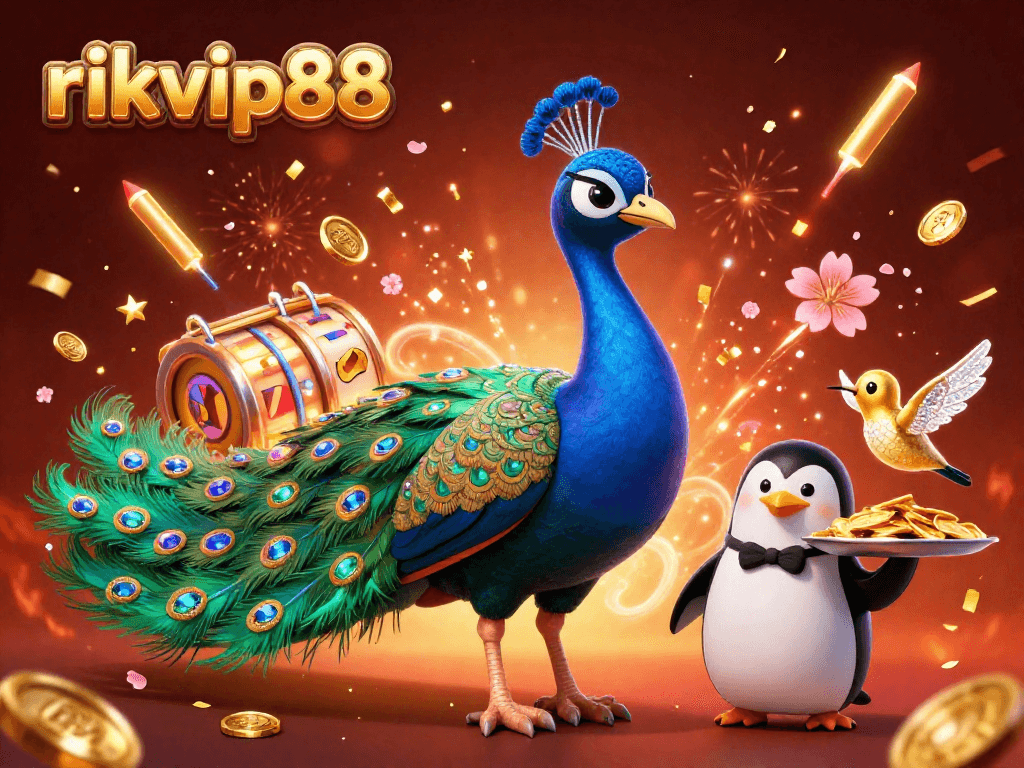 Experience exciting gameplay with rikvip88 in a vibrant casino scene featuring elegant characters.