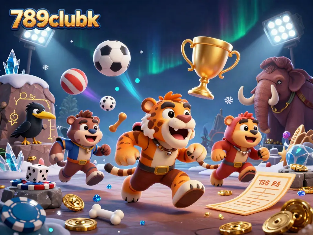 Experience thrilling gameplay at 789clubk with dynamic sports elements and captivating casino characters.