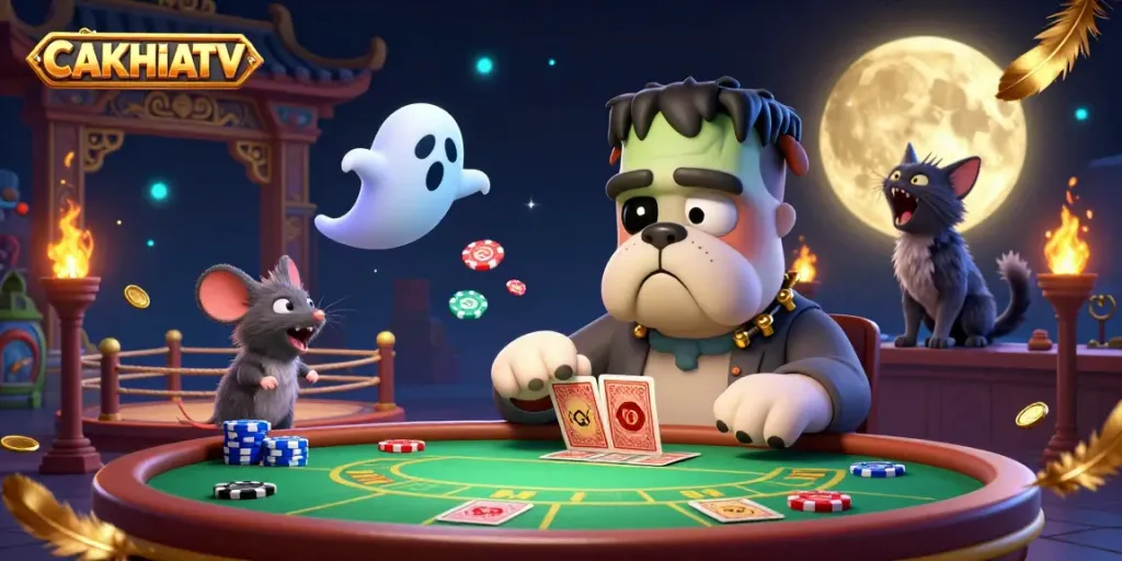 CAKHIATV mang tới trải nghiệm chơi game hấp dẫn với hình ảnh sinh động tại một sòng bạc số