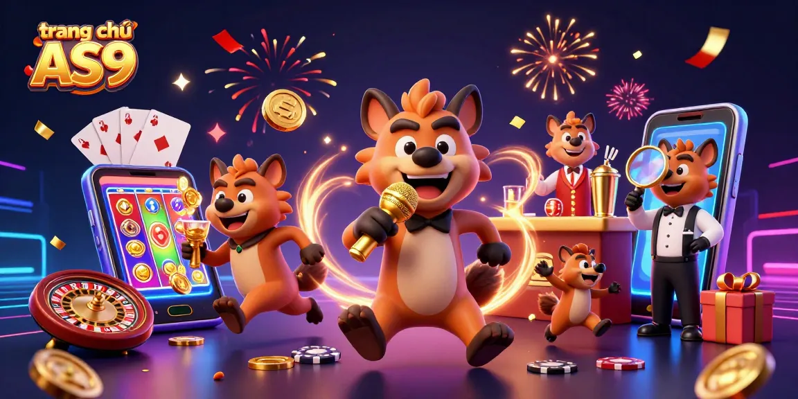 Experience the excitement of gaming at trang chủ AS9 with live comedy and vibrant casino elements.