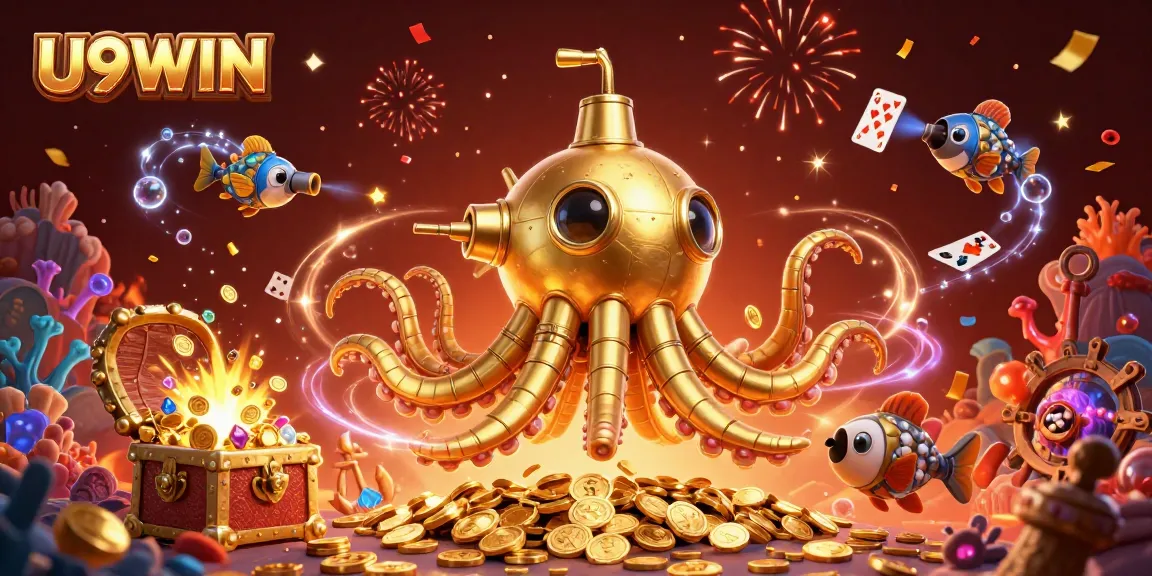 Experience thrilling gaming with U9WIN in an explosive underwater treasure quest.
