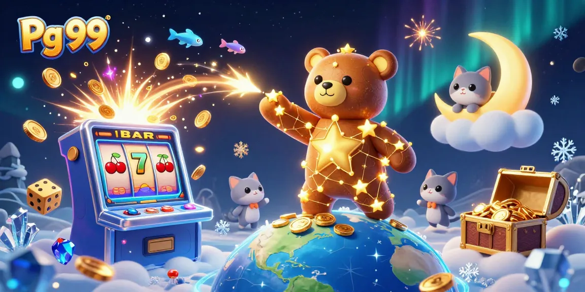 Engage with Pg 99's jackpot excitement in this vibrant 3D digital casino environment.