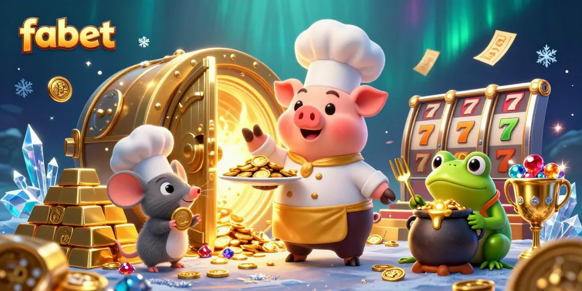 Engage with fabet and experience the thrill of gold-filled adventure in an exciting casino scene.
