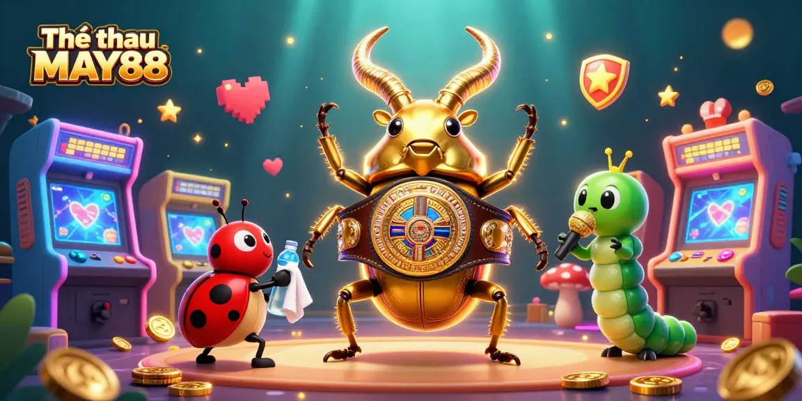 Experience thrilling sports betting with Thể thao MAY88 featuring dynamic characters and casino elements.