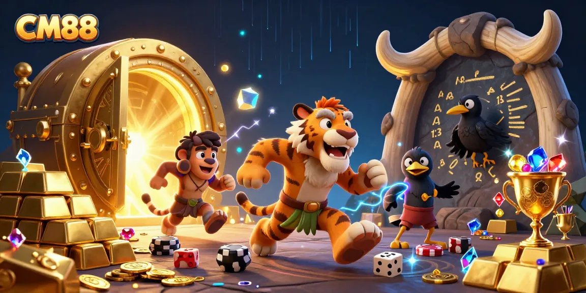 Experience the exhilarating thrills at CM88's vibrant casino atmosphere with rich 3D digital artistry.